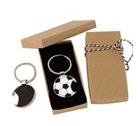 Mopec- MA258 Porte-Clés/Décapsuleur Balle de Football dans Boîte Cadeau Décorée, Multicolore