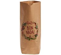 Mopec NE842.2 Lot de 25 sacs en papier Kraft Motif couronne Bon Nadal Multicolore 18 x 32 x 7 cm