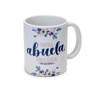 Mopec Tasse avec toi Grand-mère, Porcelaine 250 ML Blanc, 1 pièce (Paquet de 1)