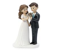 Mopec Y218 Figurine de gâteau Novios Brindis, Novio Moreno 19,5 x 11,8 cm