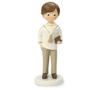 Mopec Y738 Figurine de communion maritime chemise beige main dans poche 17 cm