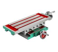 Mophorn Table de Travail 450 x 170 mm, Table de Fraisage 2 axes 4 voies, Table de Coupe, pour la plupart des types de fraisag/de perçage,/tous les supports de forage/perceuses e/fraiseuses
