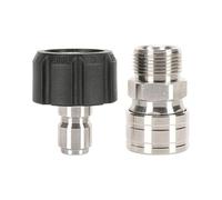 mophrati Adaptateurs de Nettoyeur Haute Pression efficaces, Connexion pour | nettoyeurs haute pression. Adaptateur à connexion pouvant convertir les filetages M22-14/15 en raccords en cuivre de 3/8 po.