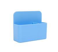 mophrati Boîte Porte-Stylo magnétique, Organisateur Durable pour Espace de Travail, boîte de Rangement magnétique largement utilisée, Tableau Blanc en Plastique, Bleu, L