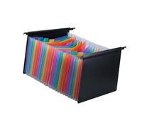 mophrati Chemise de classement Extensible à 25 Poches en polypropylène épais de qualité supérieure : Une Solution innovante pour Le Rangement de, Coloré