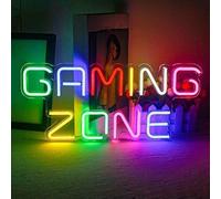 mophrati Enseigne lumineuse LED néon « Zone de jeu » pour la décoration | d'une salle de jeux