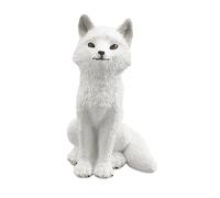mophrati Figurines d'animaux de Jardin, décoration intérieure réaliste, idéales pour embellir différents espaces de la Maison. Statues d'animaux Sauvages, Renard Arctique