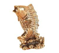 mophrati Poisson en Laiton, Sculpture décorative en cuivre, Adorable Ornement de Poisson Laiton, Cadeau pour la Famille et Les Amis, décoration intérieure, Figurine de Carpe,