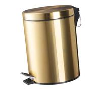mophrati Poubelle métallique étroite et fiable de 5 L, idéale pour la Cuisine, la Salle de Bain et Le Bureau. Robuste et Durable, pour Elle est équipée