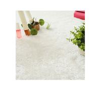 Moquette Éclat Shaggy blanc - Rouleau de 4m x 1m