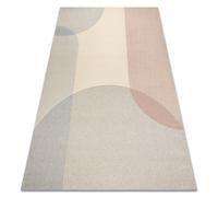 Moquette en laine FLUX 461.7.AE990 OSTA - Géométrique structurelle loft beige / gris 240x340 cm