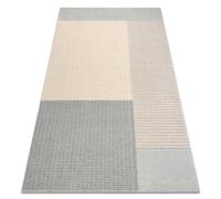 Moquette en laine FLUX 461.9.AE500 OSTA - Géométrique structurelle loft bleu / crème 200x300 cm