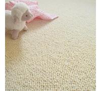 Moquette pure laine vierge bou Latoon - Ecru - Echantillon 15 x 20 cm