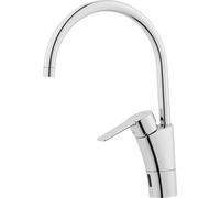 MORA CERA duo Evier Hybride avec rinçage hygiénique Pile avec bouton de réglage. Capteur chrome