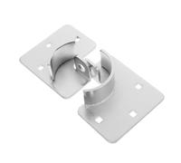 Moraillon de Cadenas de Remorque Rond pour Porte Intérieure Salle de Bain | Acier Allié Argenté, Sécurité Renforcée et Pose Simple, Usage Intérieur, Design Sphérique Décoratif
