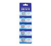 Morain Lot de 5 piles bouton CR1216 pour télécommande de montre 3 V