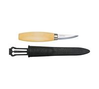 Morakniv Couteau de sculpture sur bois en acier carbone 120 avec fourreau, 6,1 cm
