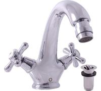 MORAVA RETRO - Mélangeur bidet avec vidange, Chrome MK143.0, RAV Slezák