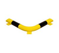 MORAVIA Moravia Barrière d’angle noir/jaune tube rond 76 x 3,0 mm côté 638 mm Quantité:1