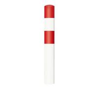 MORAVIA Moravia Borne de protection acier rouge/blanc 159 × 1600 × 1200 mm hors sol Quantité:1