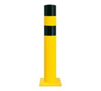 MORAVIA Moravia Borne de protection XL acier noir/jaune 194 × 1200 mm à cheviller Quantité:1
