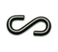 MORAVIA Moravia Crochets en S 7 couleurs noires, lot de 10 pièces Quantité:10