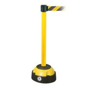 MORAVIA Moravia Support d’avertissement à sangle MORION jaune avec bande noir/jaune, longueur 3000 mm, 60 × 985 mm Quantité:1