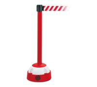 MORAVIA Moravia Support d’avertissement à sangle MORION rouge rouge/blanc rayé, longueur 4000 mm, 60 × 985 mm Quantité:1