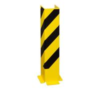 MORAVIA Protection anti-collision Moravia Profil en U noir/jaune 800 x 160 x 6 mm pour montage sur goujon Quantité:1