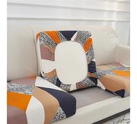 Morbuy Housse de Coussin de Canapé, Extensible Housse de Siège de Canapé Antidérapant Coussin Housse de Protection pour Canapé Protege de Meubles Antipoussière (Géométrique,3 Places Plus)