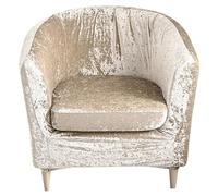 Morbuy Housse Fauteuil, 2 Pièce Housse Fauteuil Club Extensible Housse de Fauteuil 1 Place - Chesterfield Housses de Fauteuils, pour Salle à Manger, Café, Bar, Réception (Champagne)