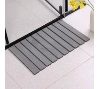 Morbuy Tapis de Bain Diatomite à Séchage Rapide (Gris foncé,39x60cm) | Tapis de Douche Antidérapant Carré Diatomite Absorbant Pliable pour Salle de Bain,Baignoire, Cuisine Intérieur