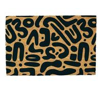 Morbuy Tapis de Porte d'Entrée Exterieur Coco (Graffiti,50x80cm)