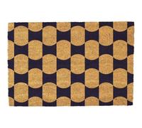 Morbuy Tapis de Porte d'Entrée Exterieur Coco, Tapis de Porte Coco en Polyester Antidérapant Lavable pour Interieur, Terrasse, Couloir, Cuisine, Entrée (Ovale,50x80cm)