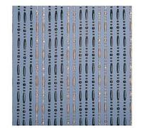 Morel Rideau de porte Olivia 90 x 220 cm ambre et miel translucide