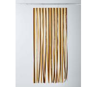Rideau de porte en polyéthylène - Antilles - 90x200 cm - brun et beige