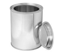 Moritz Boîte en métal avec couvercle vide 500 ml - Boîte de conservation | Fer blanc, couvercle à pression, empilable, pour vis, clous et petites pièces, idéal dans l'atelier et la salle de loisirs