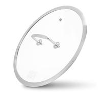 Moritz & Moritz couvercle poele en inox universel 28cm - couvercle universel pour poêle comme complément idéal - couvercle ingenio de poêle résistant à la chaleur avec poignée.