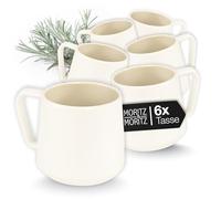 Moritz & Moritz Lot de 6 tasses à café en grès - Environ 500 ml - Série Cavo - Tasses avec anse pour café, thé, chocolat chaud, cappuccino