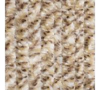 Moritz Rideau de porte en chenille - 56 x 185 cm - Marron et gris chiné - Protection contre les mouches et les insectes - Pour camping et caravane
