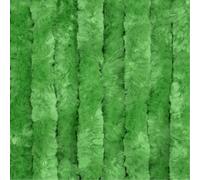 Moritz Rideau molletonné en chenille 90 x 200 cm vert rideau de porte servant de moustiquaire pour caravane de camping