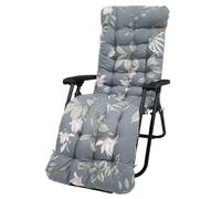 Morkite Coussin de Chaise Longue Bain de Soleil, Coussin Transat Jardin Exterieur avec Capuche Antidérapante, Coussin Matelassé Chaise Longue Épais, Coussin Transat pour Fauteuil Relax Lounge