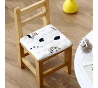 Morkite Coussin de chaise rond pour enfant - Doux et confortable - Antidérapant - Avec rubans - Pour l'extérieur et l'intérieur