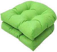 Morkite Lot de 2 coussins de chaise, de fauteuil, de dossier, 48 x 48 cm, coussin d'assise pour l'extérieur