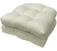 Morkite Lot de 2 coussins de chaise, de fauteuil, de dossier, 48 x 48 cm, coussin d'assise pour l'extérieur