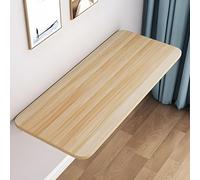 Morlinca Table pliante murale peu encombrante pour la maison, le bureau et le salon 70 x 20 cm, facile à installer, design élégant en bois, multi-usages, pour salle à manger et étude