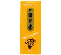 Morning Star Lot de 200 bâtonnets d'encens Ambre avec Support