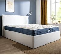 MORPHEA FRANCE - Matelas Hybride Jade 90x190cm - Épaisseur 26cm - Soutien Ferme pour Mal de Dos - Accueil Tonique - Mémoire de Forme + Ressorts Ensachés - 7 Zones de Confort - Ergonomique et Respirant
