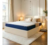 Morphea France - Matelas Lumea Infinite 140x190cm - 25 cm Épaisseur - Ressorts Ensachés & Mousse Pulvérisée - Soutien Ergonomique & Confort Haut de Gamme - Respirant & Durable - Fabrication Europe