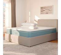 Morphea Matelas luxe hybride mémoire de forme 200x200 épais 30cm Ultra